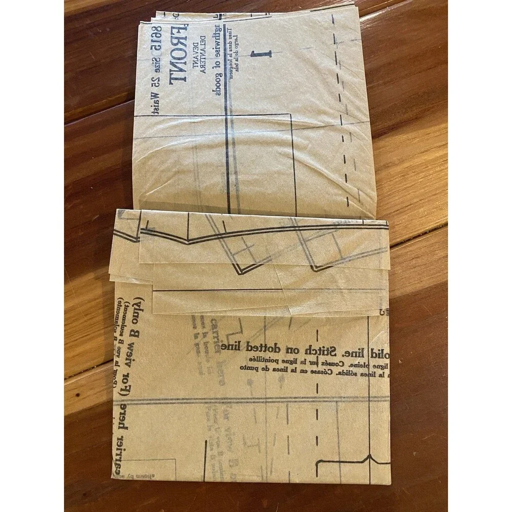 Vintage McCalls 1966 Pattern 8615 3 Version Skirt Uncut Sewing Pattern